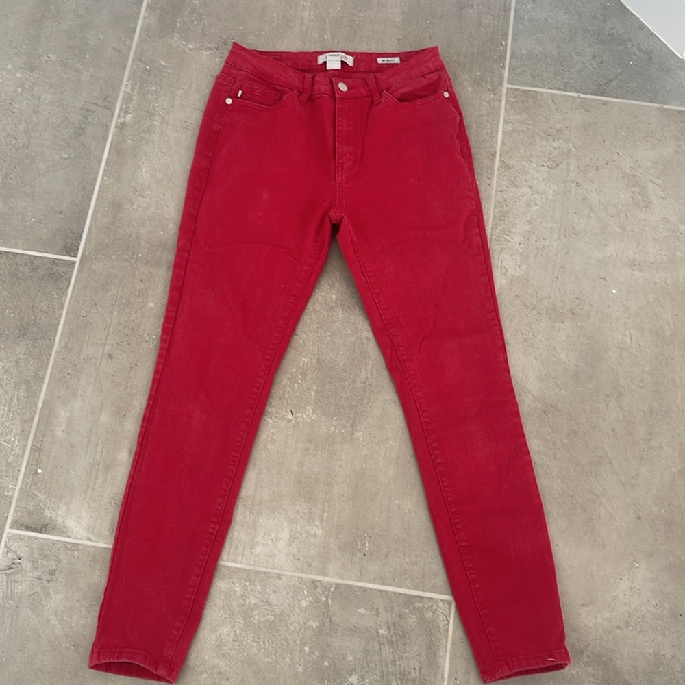 Judy Blue Red Skinny Jeans 9/29